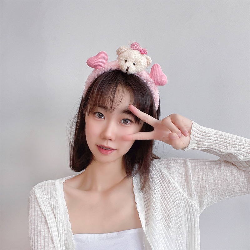 Băng đô tai gấu dễ thương thời trang mùa hè cho nữ