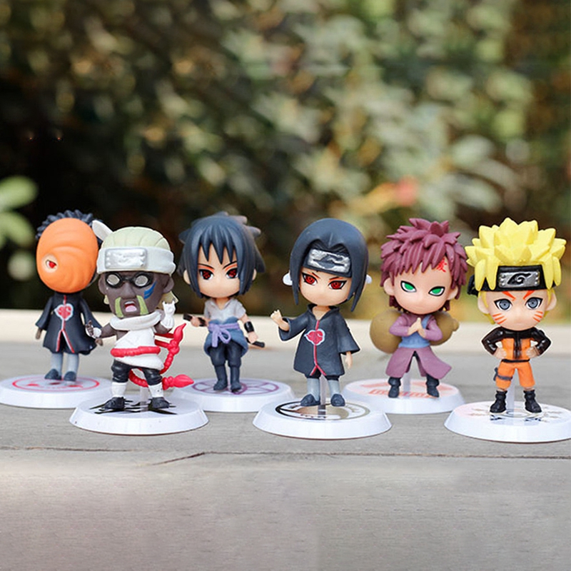 Bộ Sưu Tập Búp Bê Nhân Vật Trong Naruto (6 Cái)