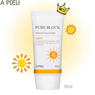 Kem Chống Nắng A’PIEU Pure Block Natural Daily Sun Cream