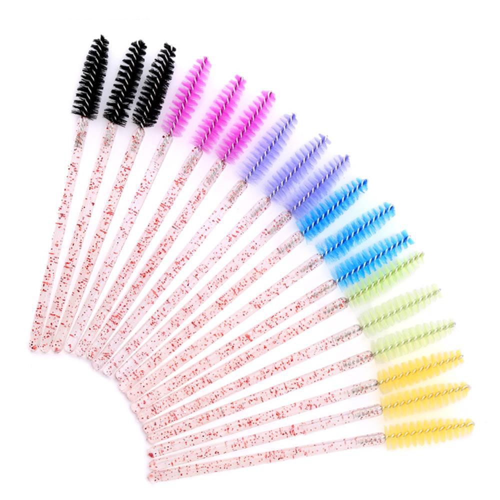 [Hàng mới về] Set 50 cái cọ chuốt mi/ chải chân mày dùng một lần tiện dụng