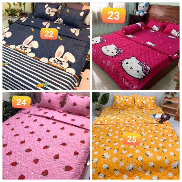 Combo ga + 2 vỏ gối cottog poly | BigBuy360 - bigbuy360.vn