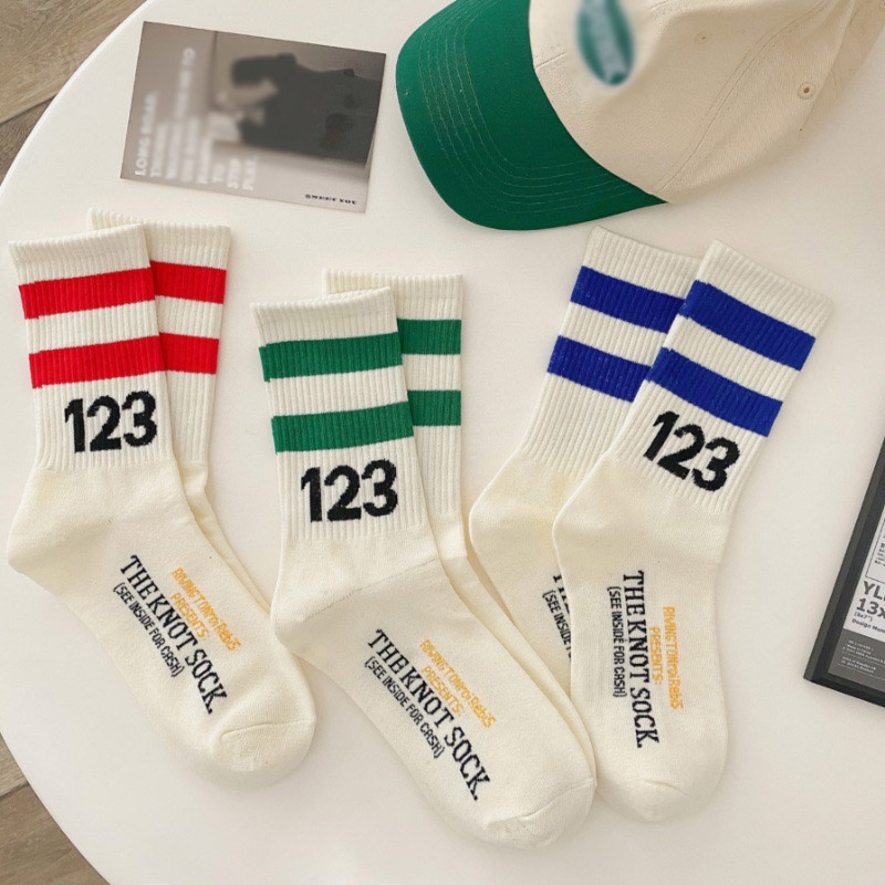 Đôi Vớ Cotton Ấm Áp Thoải Mái Thời Trang Hàn Quốc Cho Nữ