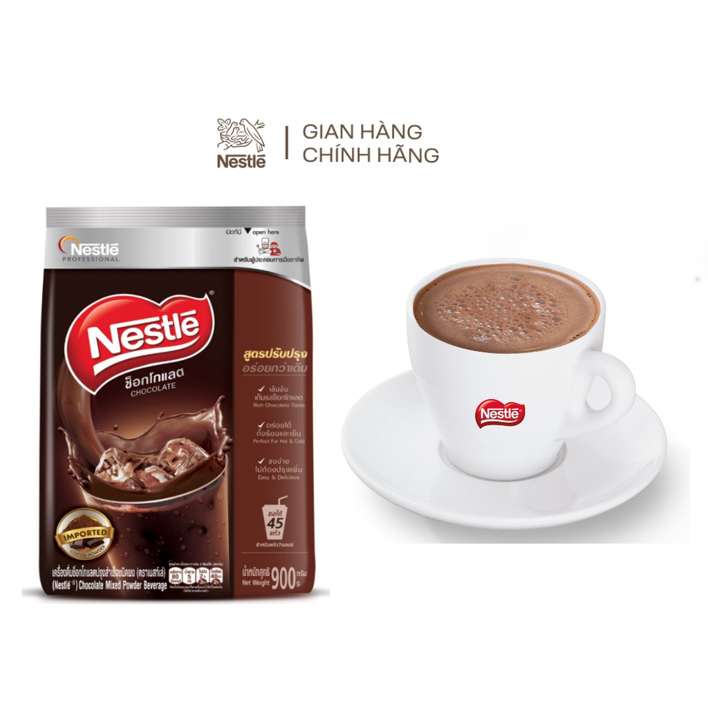 Bột socola Nestlé Chocolate (bịch 900g)