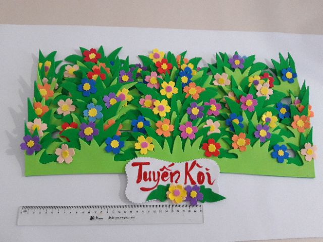 Dán trang trí chân tường,lớp học 50cm