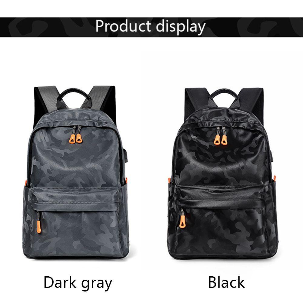 Ba Lô Da PU Siêu Nhẹ Họa Tiết Rằn Ri Chống Thấm Nước Có Khóa Kéo Phong Cách Công Sở Cho Nam