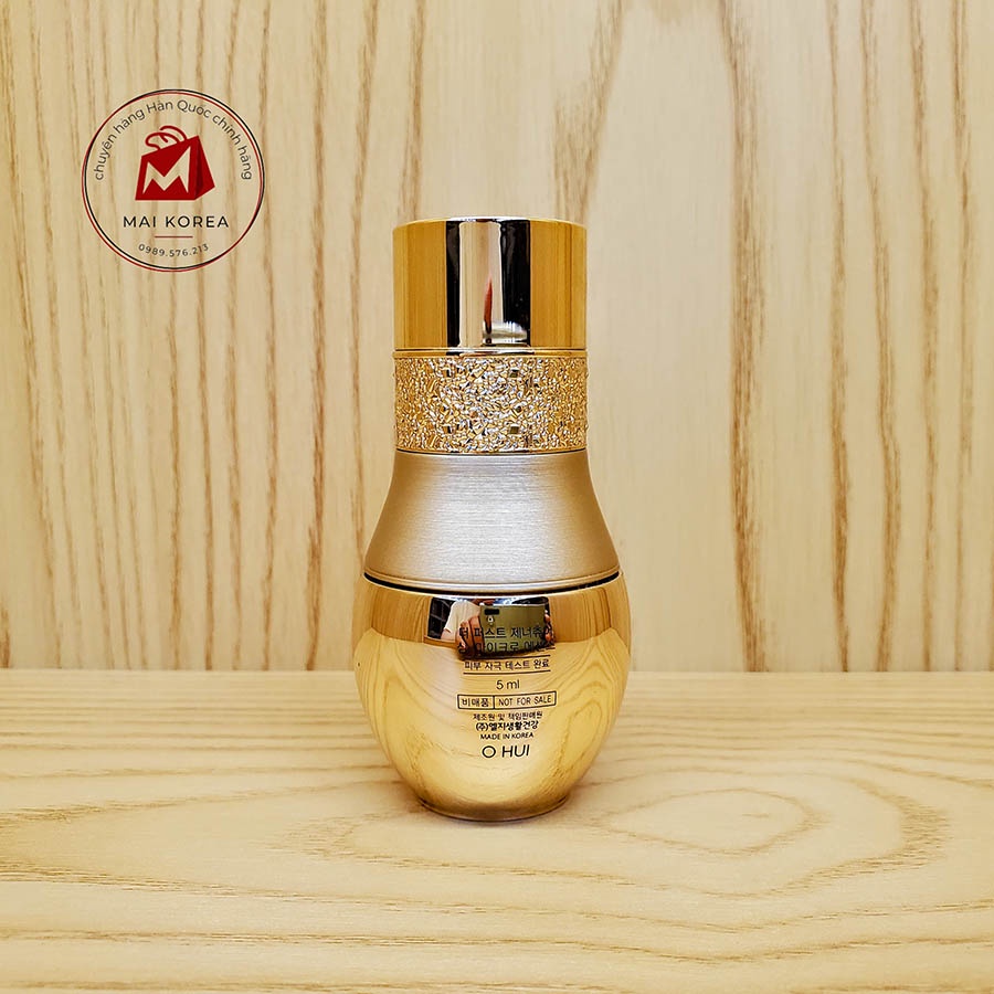 Tinh chất siêu vi OHUI The First trẻ hóa tái sinh làn da chống lão hóa mạnh mẽ mini tách set