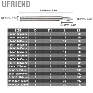 Ufriend CNC Router Bit High Performance Spiral Bits for Woodworking Machine Tools Milling Processing Centers