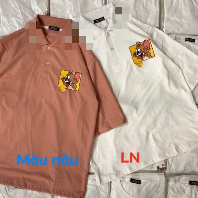 Áo polo chuột ô vuông LN12