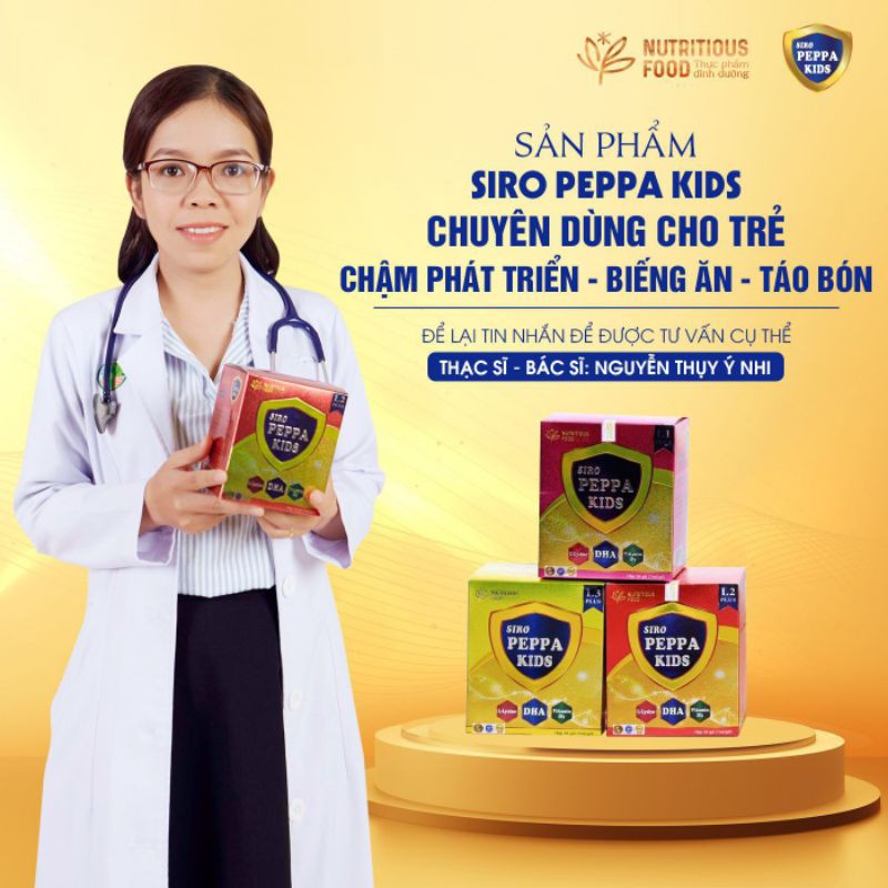 Siro dinh dưỡng PeppaKids Plus L2 đặc biệt được Bác sĩ đầu ngành khuyên dùng ( Combo 5 hộp)