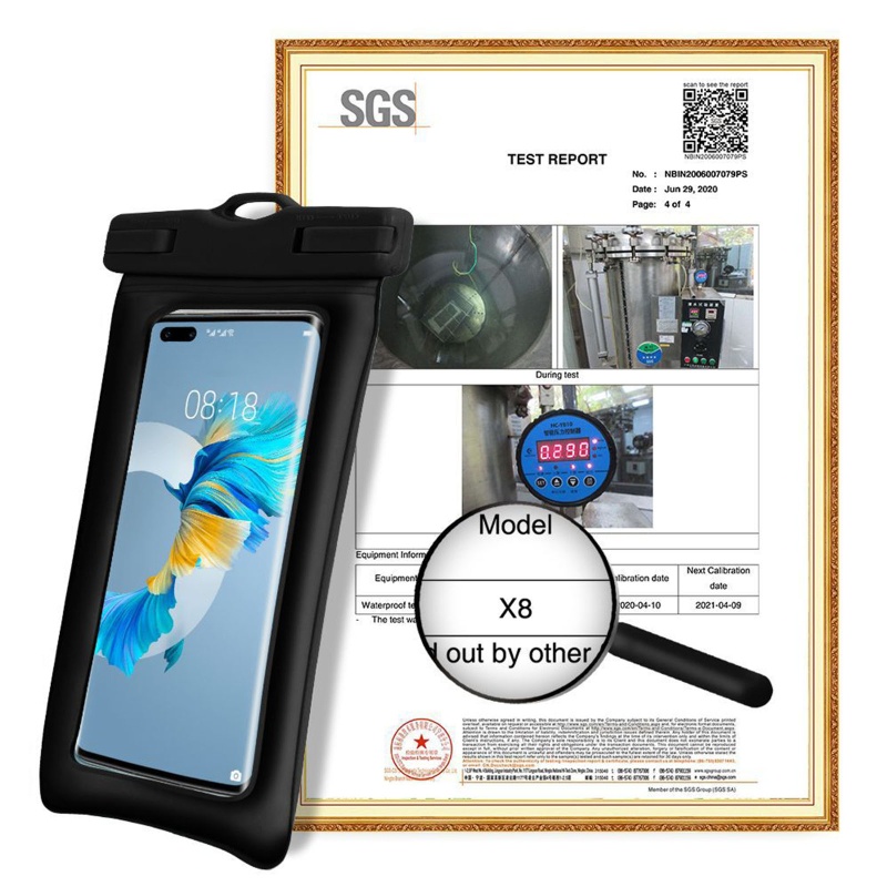 Túi Phao Nổi Trong Suốt Siêu Nhẹ Chống Thấm Nước Bảo Vệ Thiết Bị Điện Thoại Thông Minh