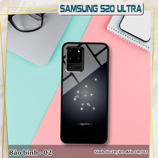 Ốp kính Samsung S20 Ultra in cung hoàng đạo