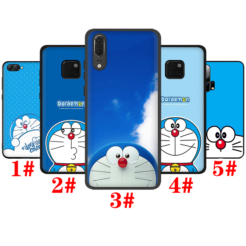 Ốp lưng silicone TPU hình Doraemon cho Huawei Nova 2i 2 Lite 3 3i 4 4e 5i 5t 7 SE