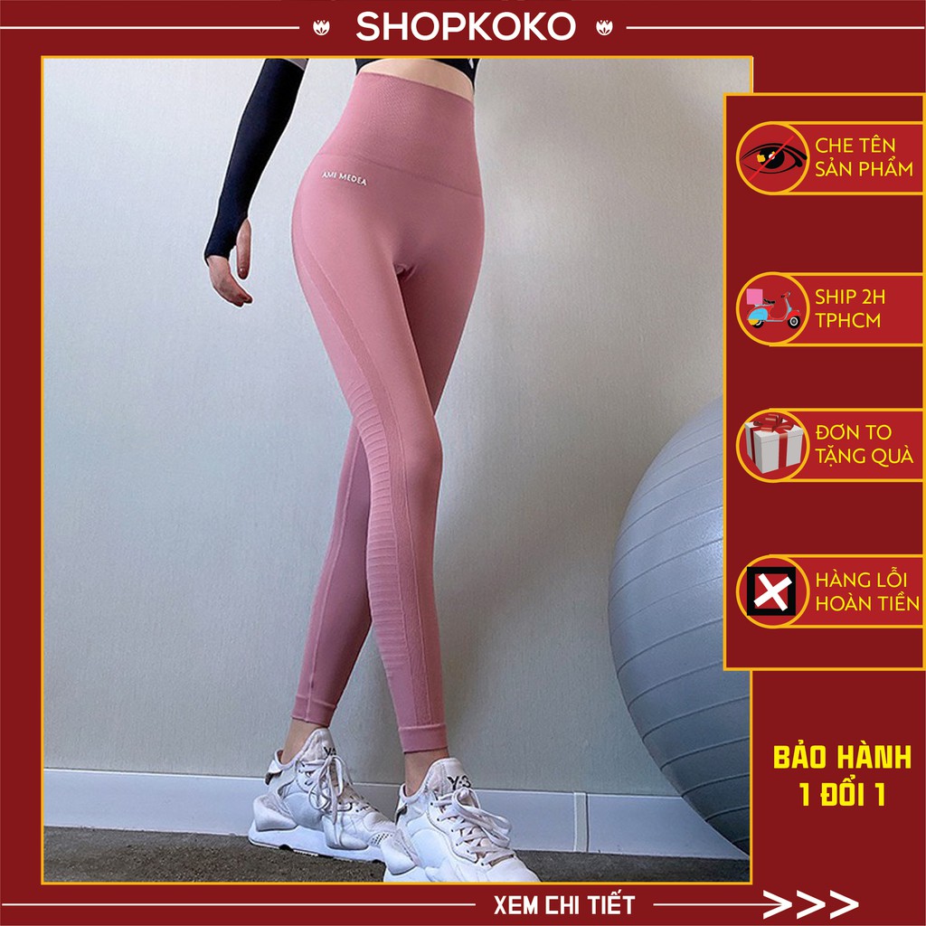 Quần Tập Dài Gym Nữ Cạp Lưng Cao Q.K015, Quần Legging Cap Co Giãn 4 Chiều, Thoáng Mát | BigBuy360 - bigbuy360.vn