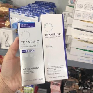 Sữa dưỡng trắng mờ thâm nám Transino Whitening Clear Milk Nhật bản