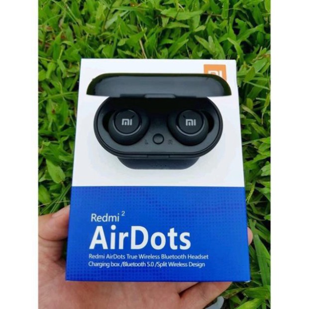 [ ƯU đãi 50%] Tai Nghe Bluetooth 5.0 AirDots Redmi2 True Wireless ,Cảm Biến Tự Động Kết Nối on - Khuyến mãi sốc