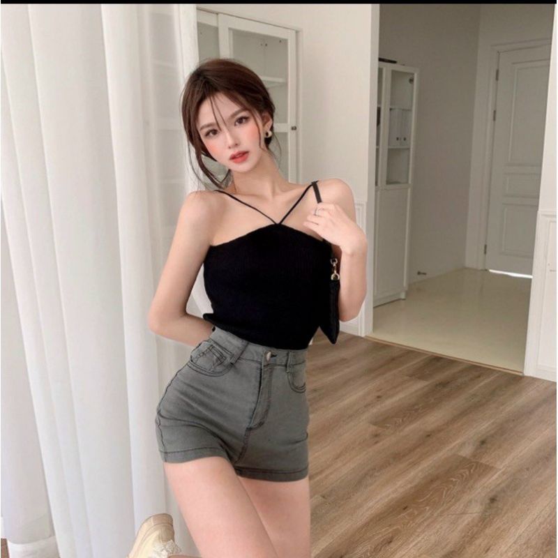 Áo kiểu dây mảnh tròng cổ không tay siêu hot sexy(tv2)