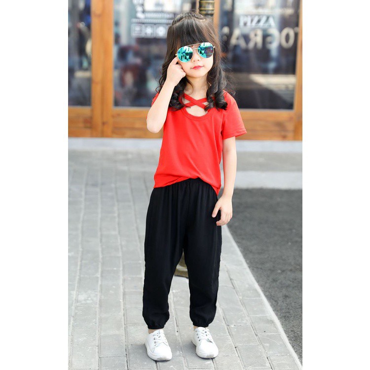 80-150CM Quần Thể Thao Cotton Mỏng Ống Dài Rộng Chống Muỗi Phong Cách Hàn Quốc Dành Cho Trẻ 26