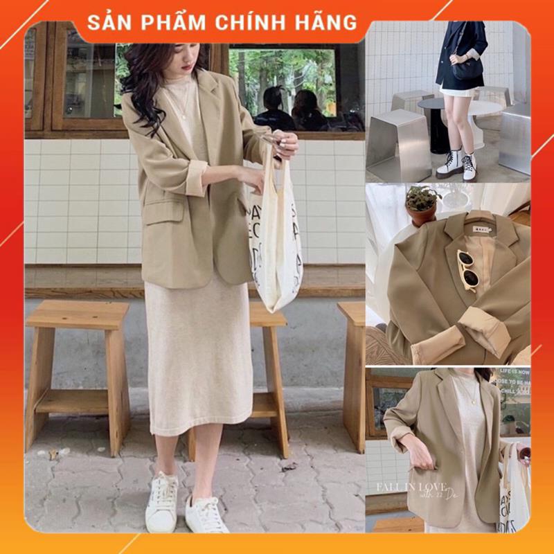 Áo blazer 2 lớp 4 cúc mẫu mới áo vest nữ khoác ngoài - bl04 msp40314