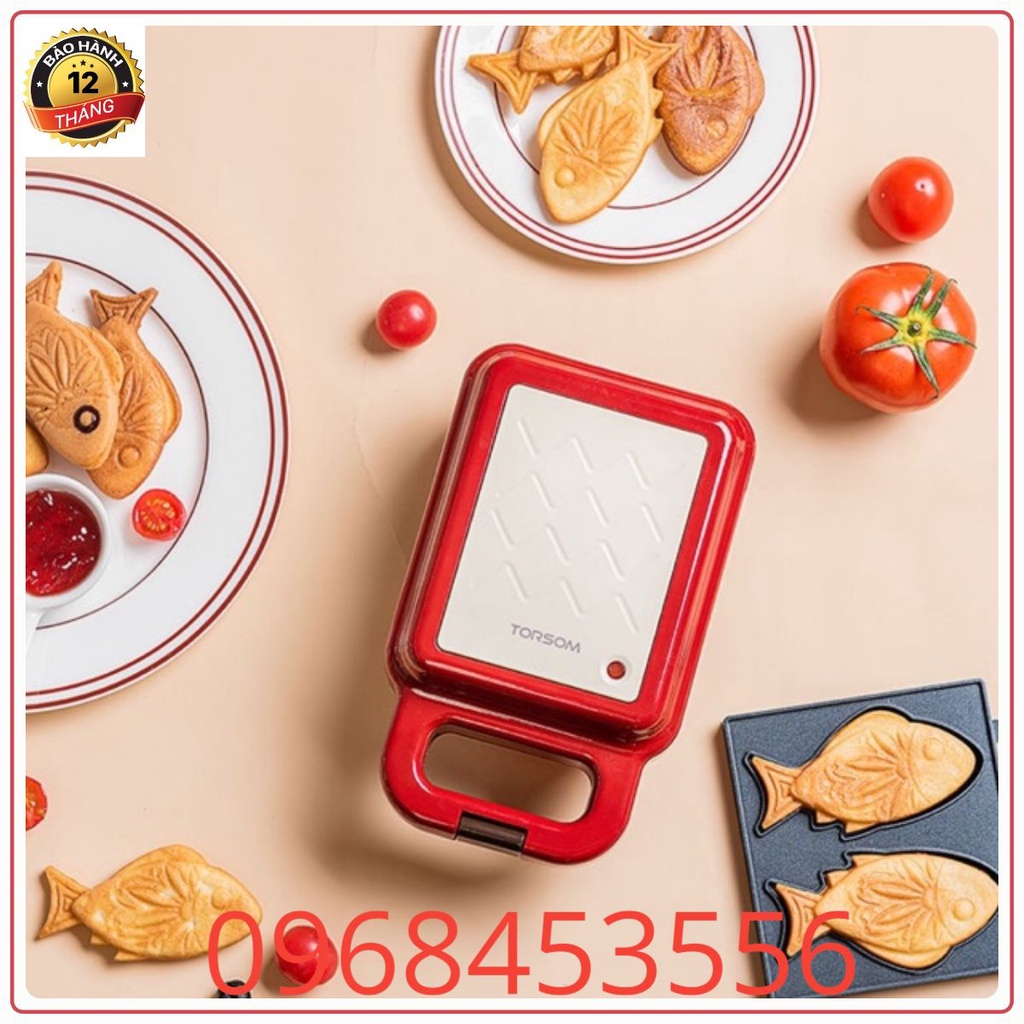 Máy nướng bánh mini đa năng, làm bánh humberger, sandwich,...Torsom
