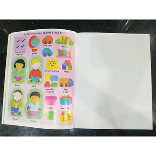 Bộ nhập - Usborne sticker book - Starting School