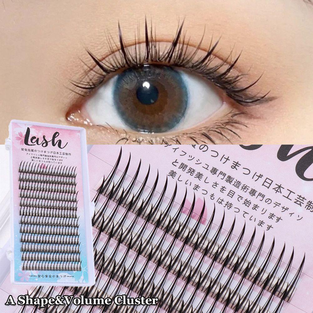 Bộ 120 Cụm Lông Mi Nối Dài Thời Trang Lâu Trôi Dễ Sử Dụng Không Kỹ Thuật Cần Thiết Cho Nữ