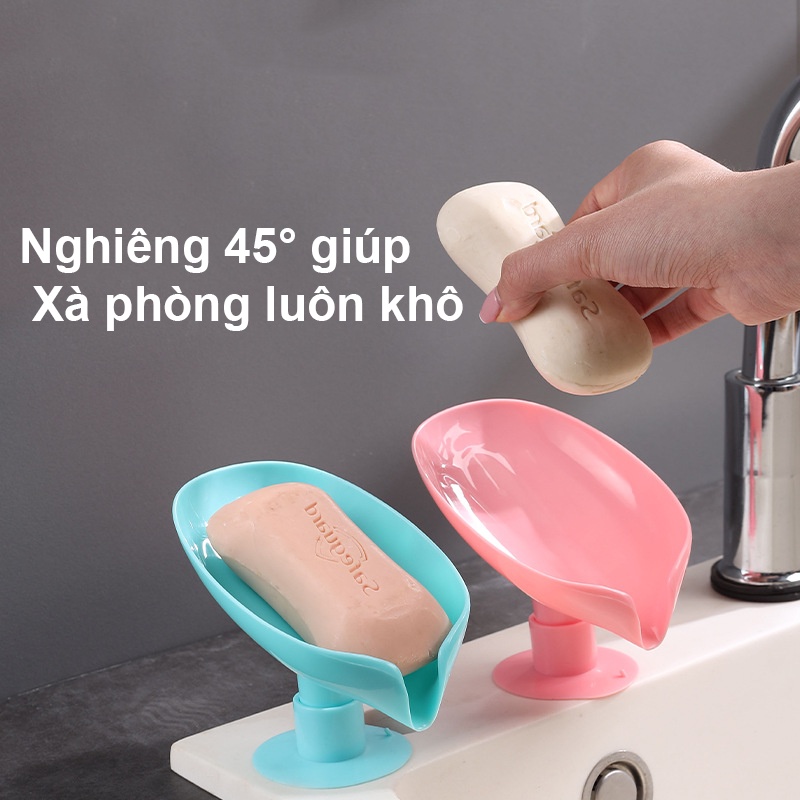 Giá Khay Nhựa Để Xà Phòng Nhà Tắm Sạch Sẽ - Giá Đỡ Xà Bông Để Đồ Thông Minh