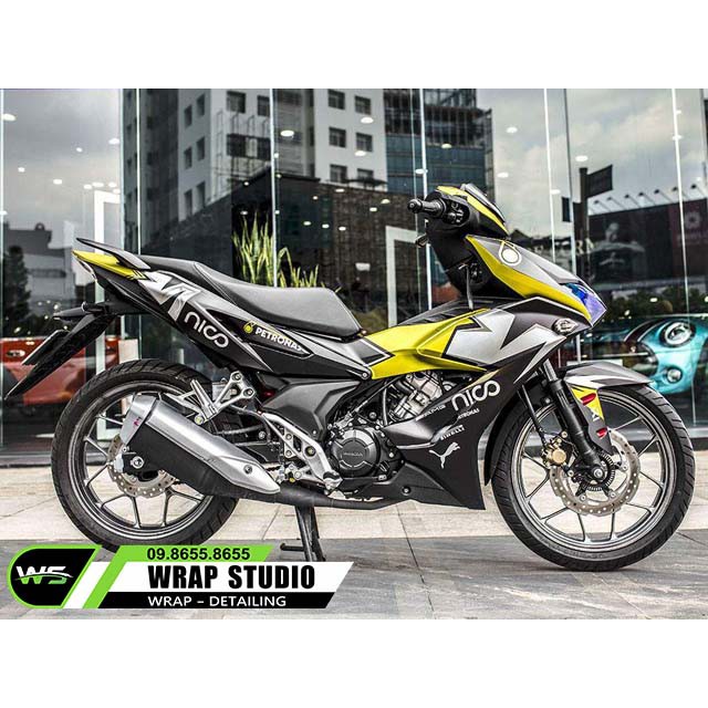 Tem Trum Winner X Nhôm Xước Cao Cấp