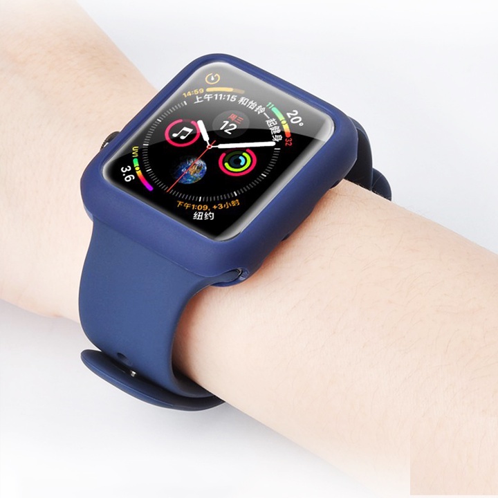 Ốp silicon bảo vệ đồng hồ apple watch iWatch series 6/5/4/3/2/1 – 38mm 40mm 42mm 44mm chống trầy xước viền – Panda Case