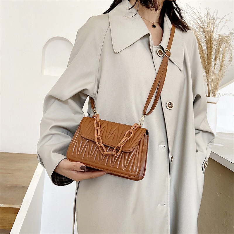 IELGY Túi Xách Dáng Vuông Phong Cách retro