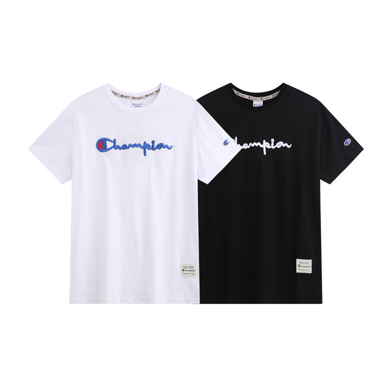 Hàng Bán Chạy Áo Thun Cotton Tay Ngắn Thêu Chữ Cổ Điển Cho Nam Nữ