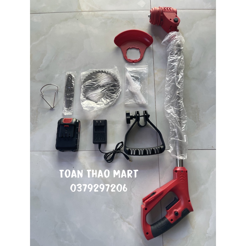 Máy cắt cỏ, tỉa cây cầm tay đa năng ( Tặng kèm 8 lưỡi dao ) sản xuất theo công nghệ Đức