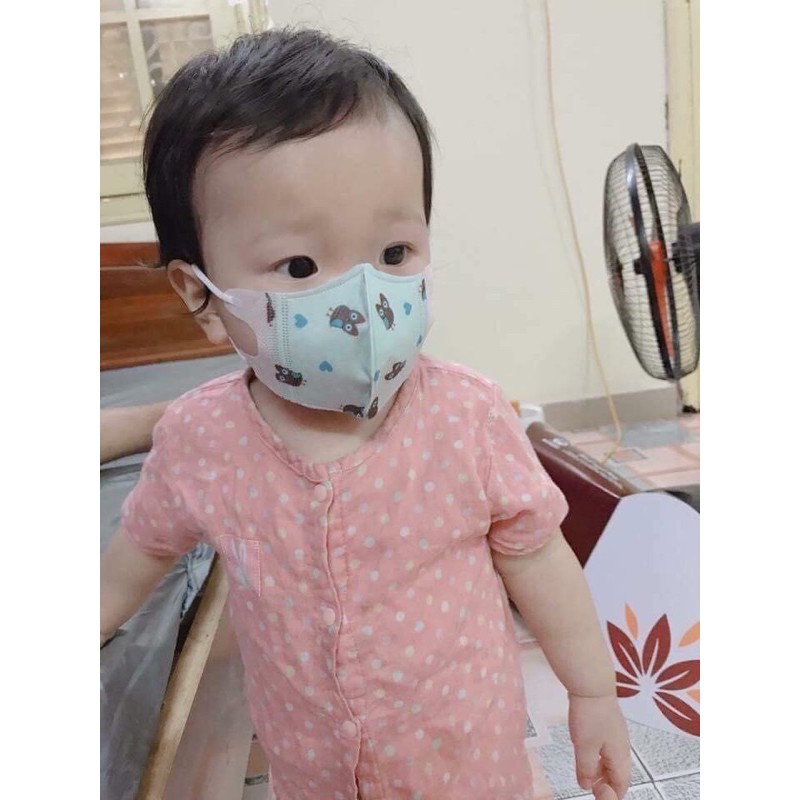 Set 10 KHẨU TRANG 3D CUTE CHO BÉ TỪ 3 THÁNG ĐẾN 10 TUỔI, DÀNH CHO TRẺ EM | BigBuy360 - bigbuy360.vn