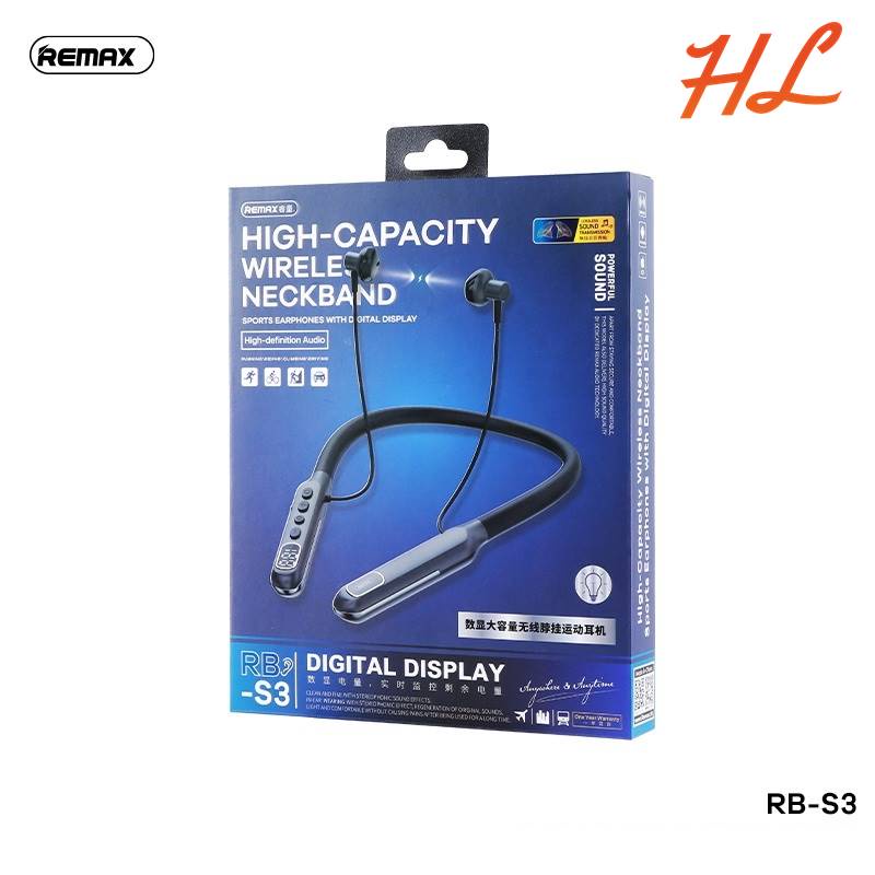 Tai Nghe Bluetooth Thể Thao Remax RB-S3  - Bảo hành 1 năm - Hunglongpc