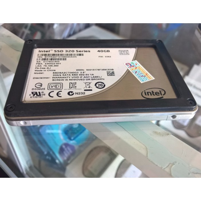 Freeship Toan Quốc Từ 50k Ssd Intel 3 Series 40gb Boc May Bh 12 Thang Shopee Việt Nam
