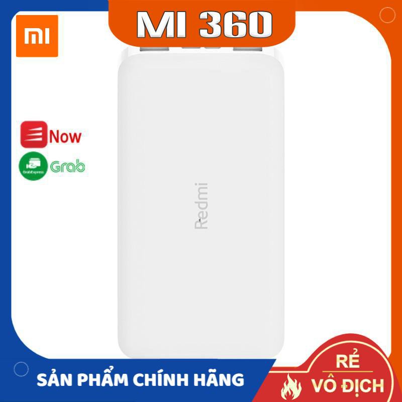 [ Hàng Chính Hãng] Pin dự phòng Xiaomi Redmi 10000mAh Hỗ Trợ Sạc Nhanh 18W