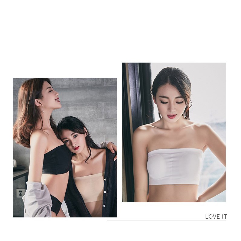 [Mã FAMARAL1 giảm 10K đơn 50K] Áo Bra Nữ Quây Ngang Không Dây Đệm Mỏng Dáng Ôm Thoáng Mát BR10 | BigBuy360 - bigbuy360.vn