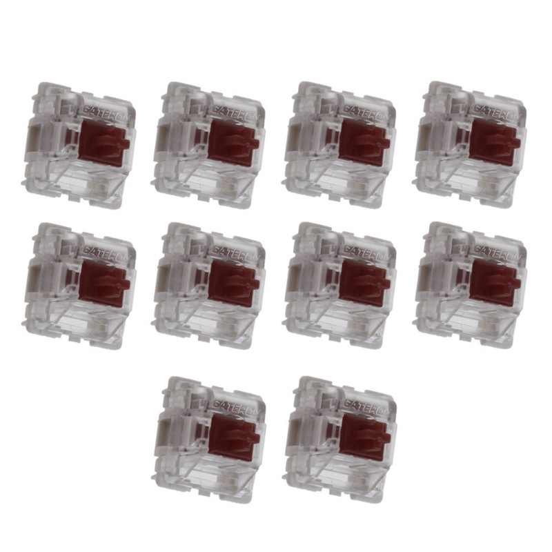 Set 10 Bàn Phím Cơ 3pin Gateron Mx Fit Gh60