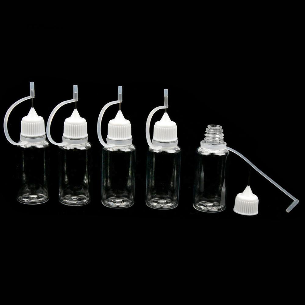 Bộ 5 lọ nhựa đựng dung dịch có đầu gắn kim tiện dụng 10ml