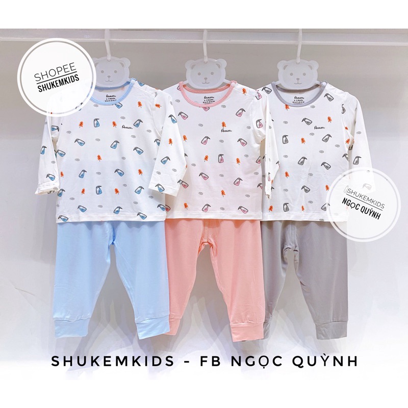 Avaler - Bộ dài cài vai sợi tre cho bé trai gái