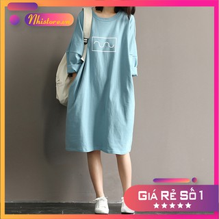 THANH LÝ HÀNG TỒN KHO Đầm bầu thời trang chất thun cotton mềm mịn
