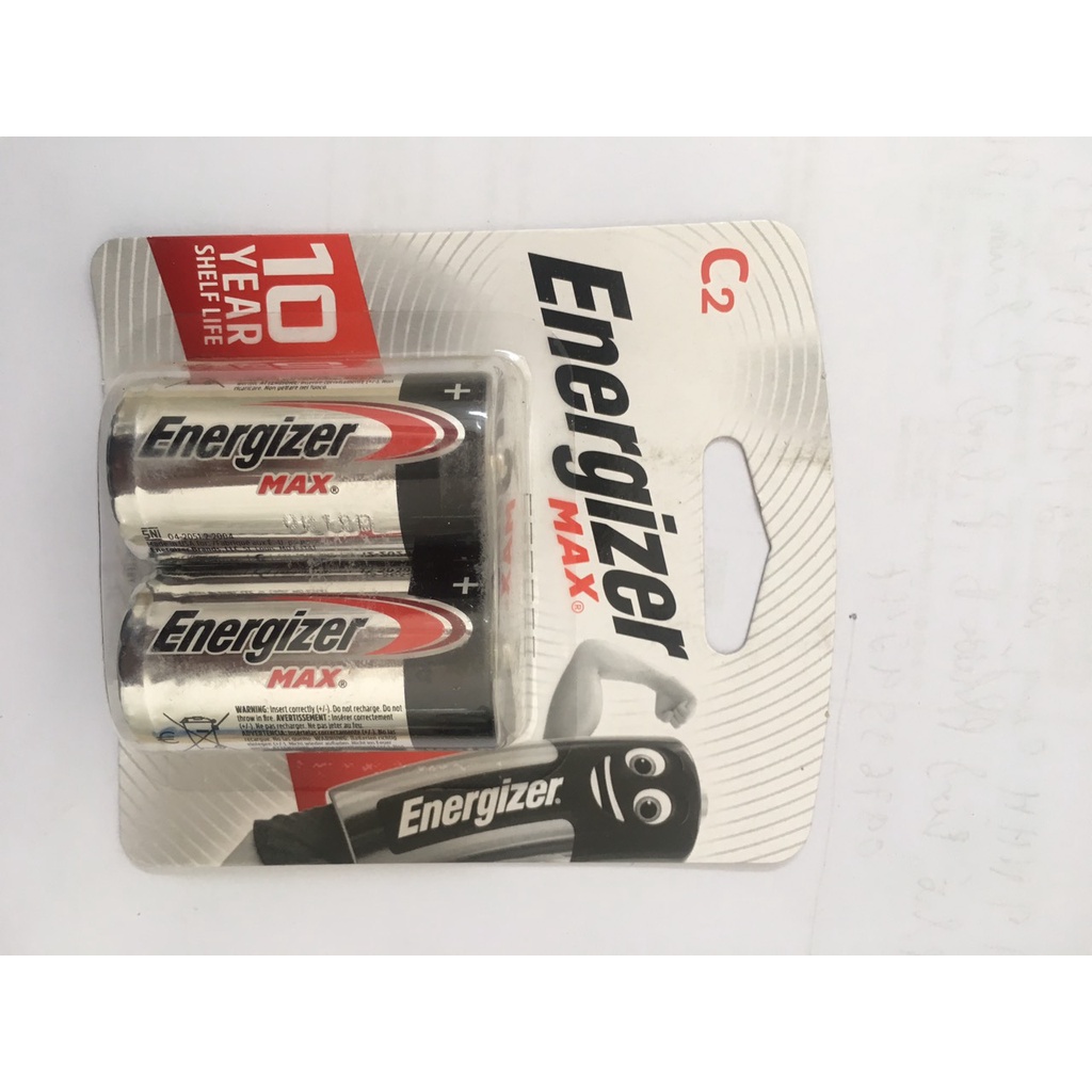 Pin AA, AAA, D, C, 9V, AAAA Energizer  1.5v Chính hãng Energizer Vỉ 12 viên