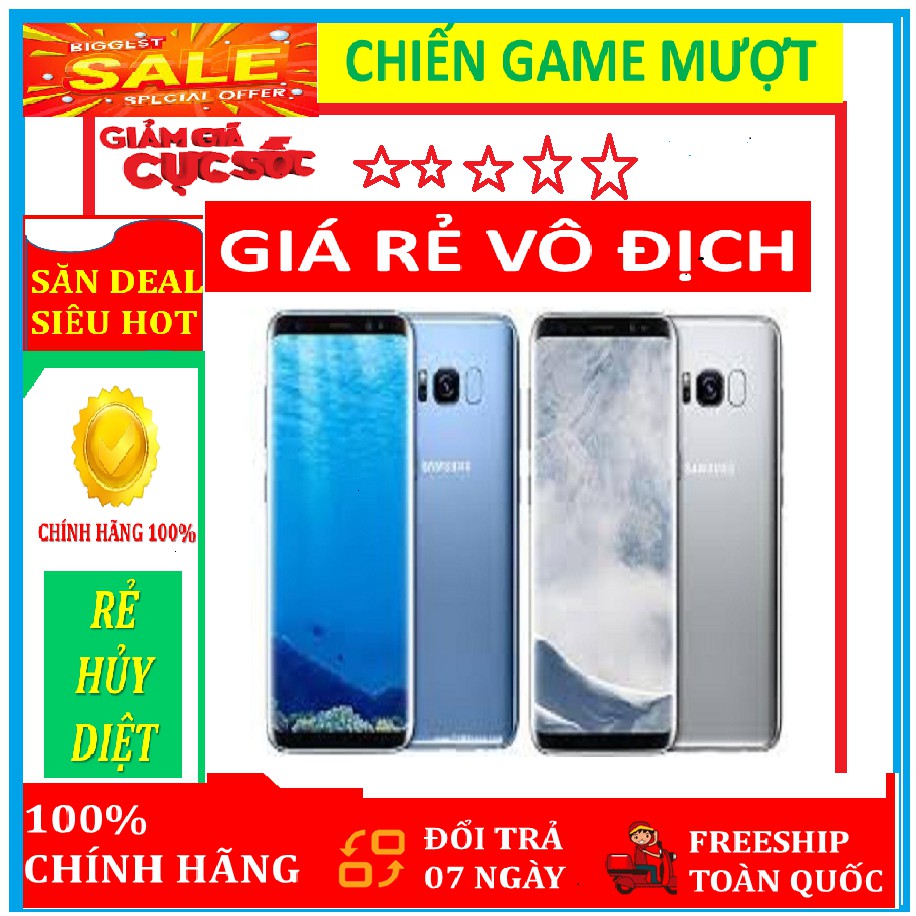 điện thoại Samsung Galaxy S8 Plus ram 4G/64G mới Chính Hãng, chơi Game nặng mượt