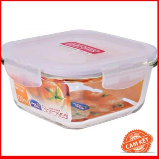Hộp thủy tinh vuông lock&lock llg214 500ml