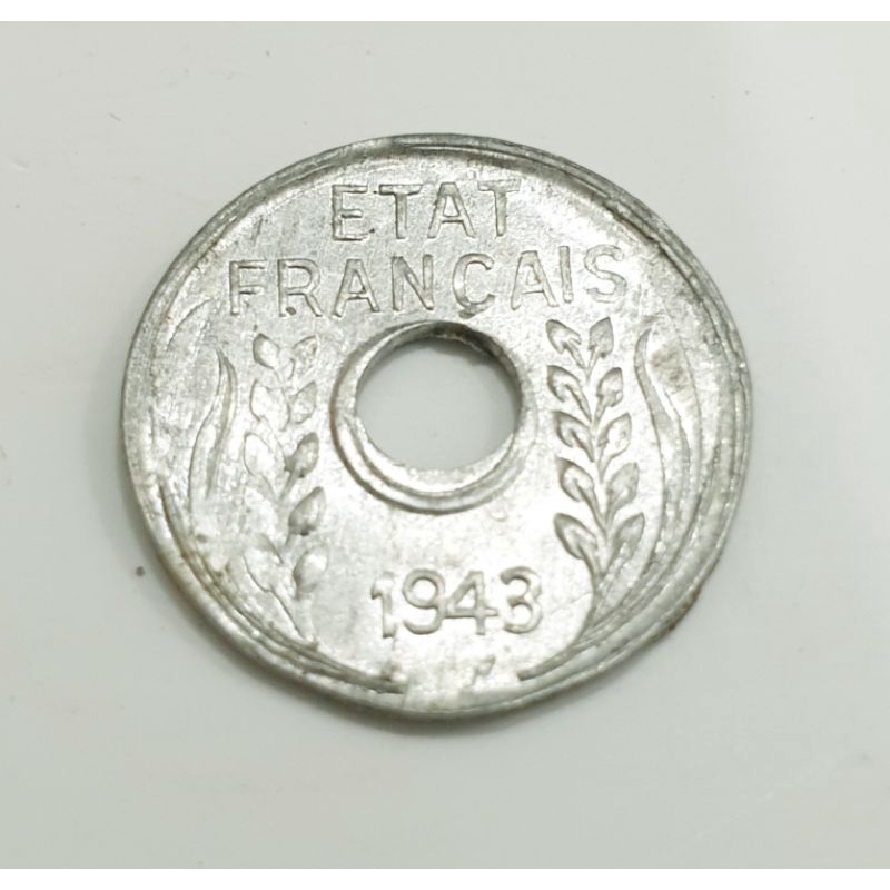 Xu Đông Dương Loại 1 Cent năm 1943