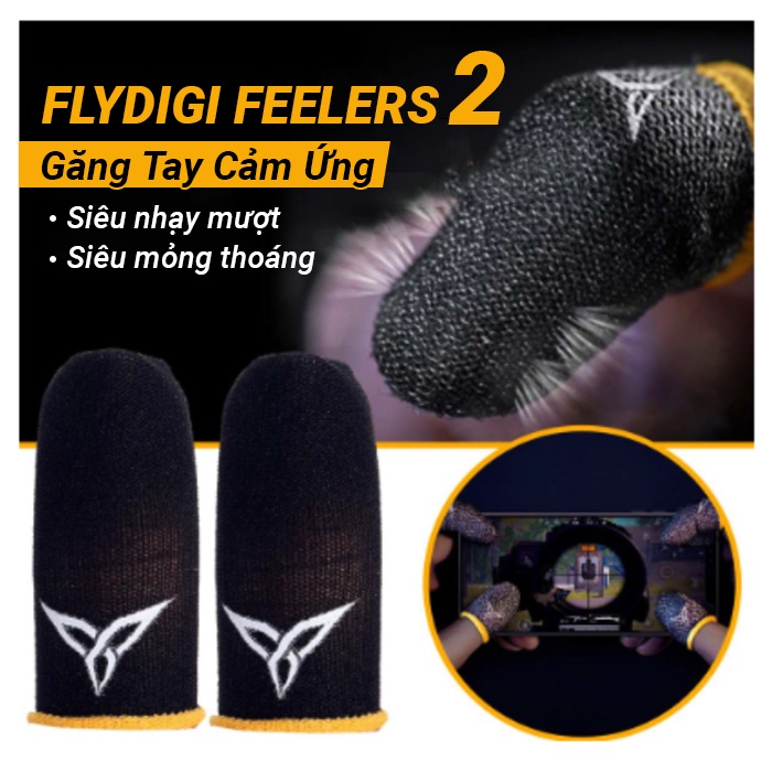 Flydigi Wasp Feelers 2 – Găng tay cảm ứng chơi game chống mồ hôi ( Bộ 2 cái)