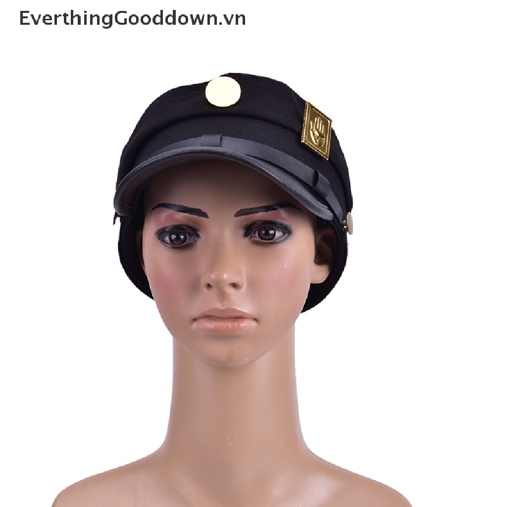 Everthinggooddown Mũ Lưỡi Trai Hóa Trang Hoạt Hình JOJO Quân Đội Kujo Jotaro Xung Quanh