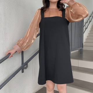 Váy yếm pha tay bồng TKV30 1994closet