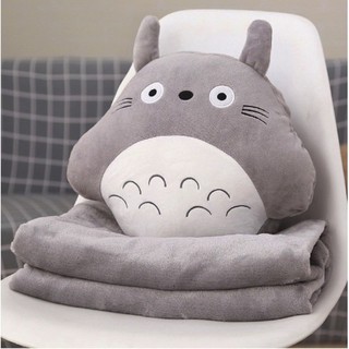 Gấu Bông Có Mền 3in1 Totoro Tròn