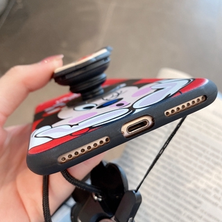 Xiaomi Redmi Note 9s 9 8 7 6 5 Pro Minnie Mickey Doraemon Doll Case Soft + Hanger
