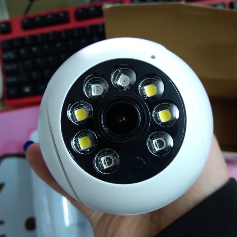 Camera IP Yoosee Ốp trần mini X8700 xoay 360 độ siêu nét 2.0Mp chuẩn FullHD tích hợp đèn LED có màu ban đêm